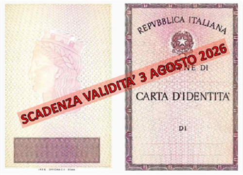 scadenza carte identità cartacee