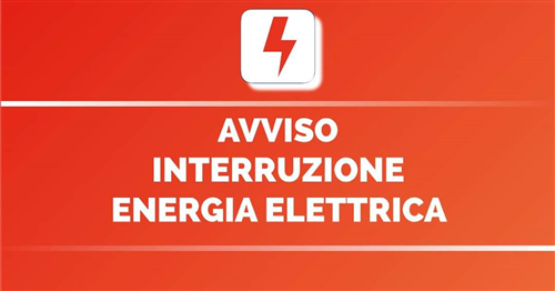 Interruzione energia elettrica